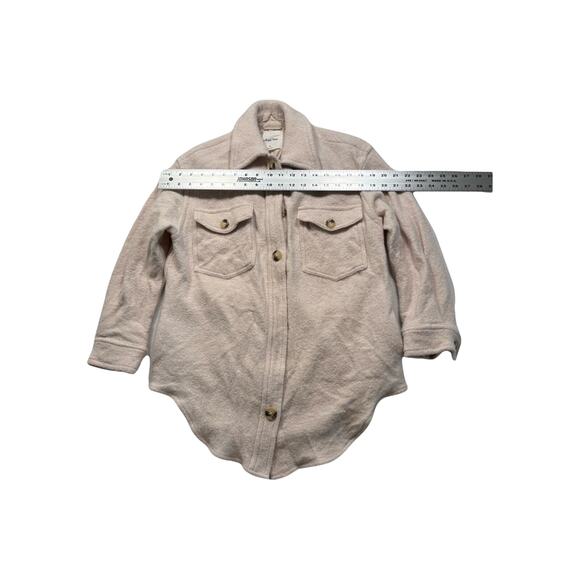 Wilfred Free Women's Cream Beige Wool Jacket Size M Button‎ Long Sleeve (318) - Picture 5 of 9